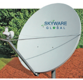 Skyware 2.4 Meter C band Linear TxRx Antenna, Class III